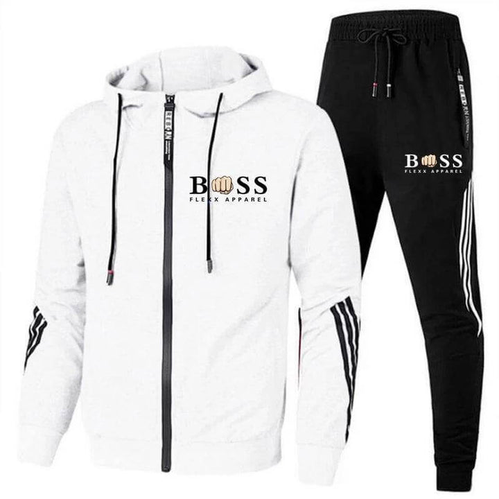 Survêtement homme sportif – tissu respirant, coupe ajustée