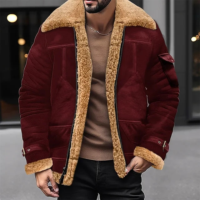 Veste sherpa homme – légère, chaude et facile à porter