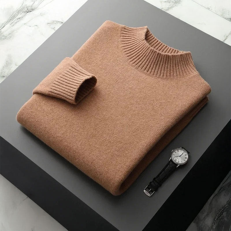Pull homme 100 % laine mérinos – douceur et tons naturels