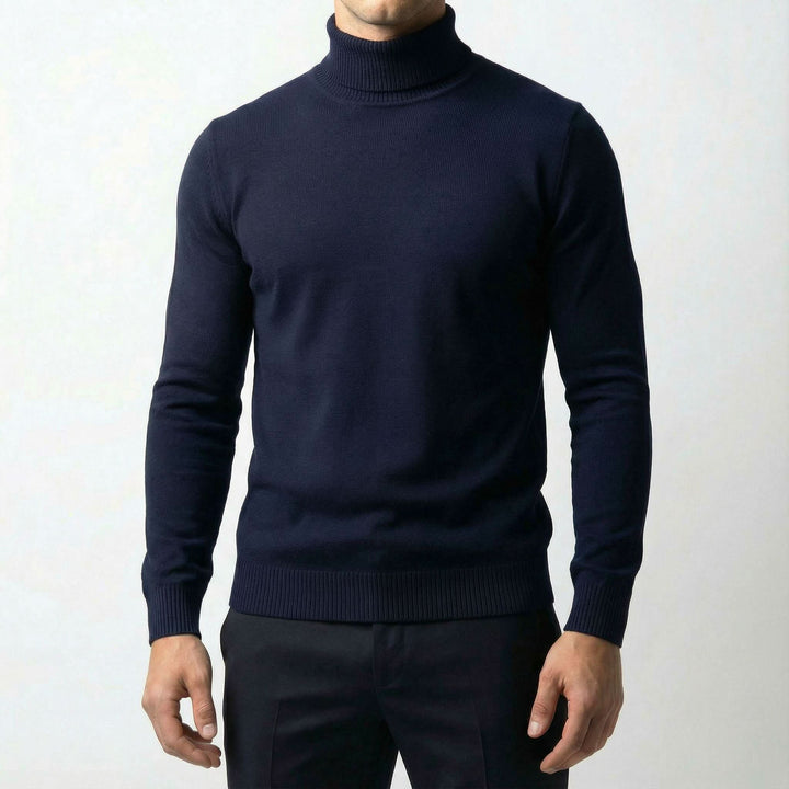 Pull homme Northpeak col roulé en mérinos – chaleur sans volume