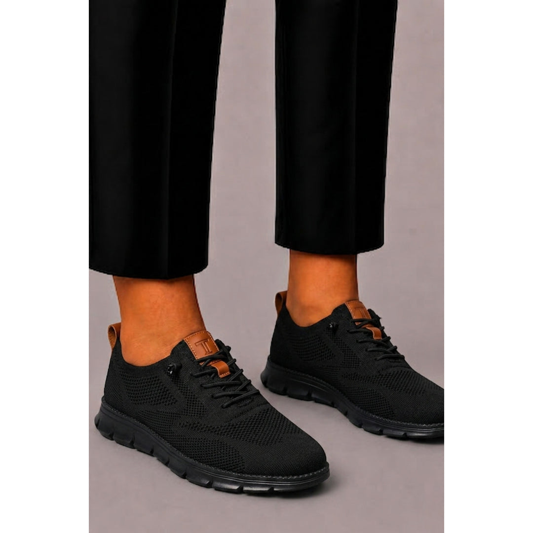 Baskets sport homme en mesh tricoté – semelle adhérente