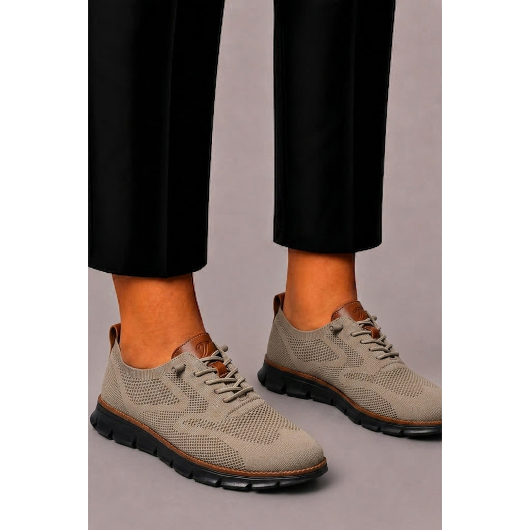 Baskets sport homme en mesh tricoté – semelle adhérente
