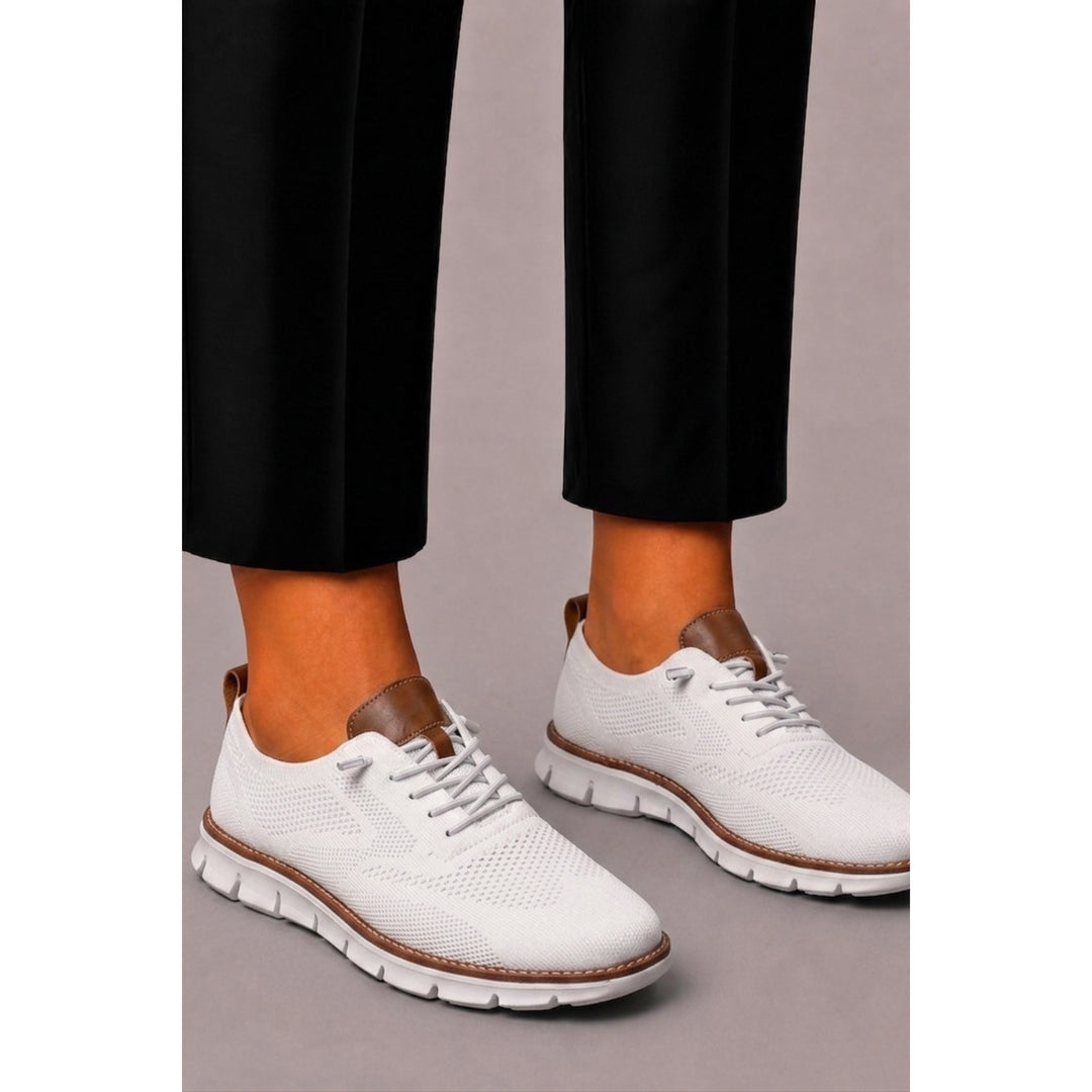 Baskets sport homme en mesh tricoté – semelle adhérente