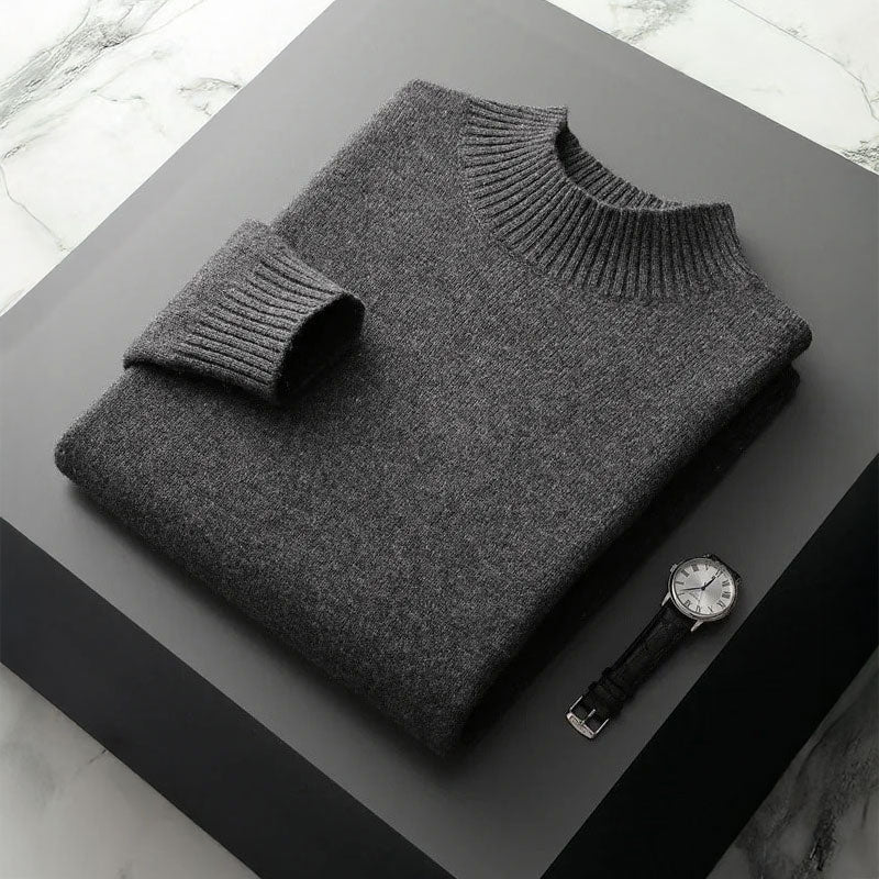 Pull homme 100 % laine mérinos – douceur et tons naturels