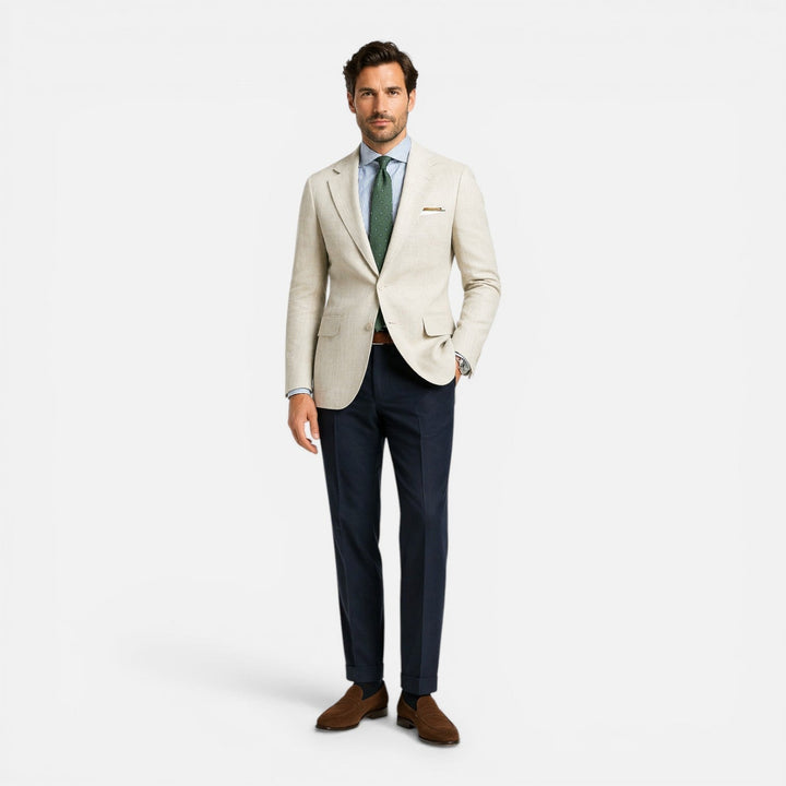 Blazer homme slim en lin – veste d'été smart casual