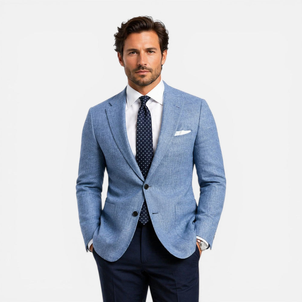 Blazer homme slim en lin – veste d'été smart casual