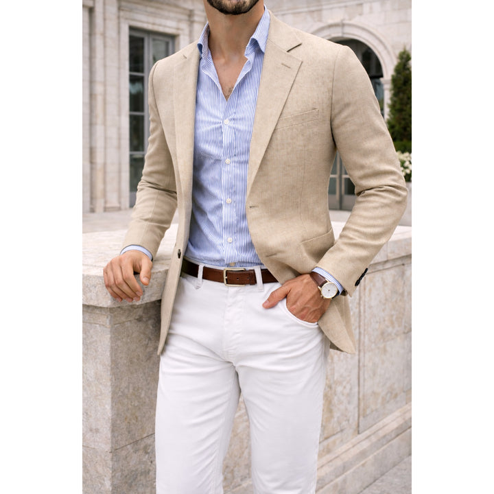 Blazer homme en maille – veste souple smart casual