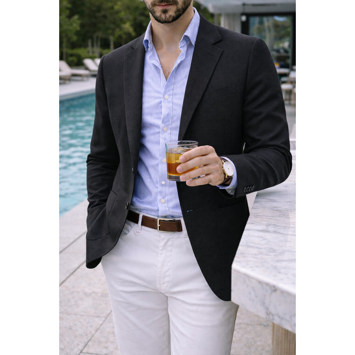Blazer homme en maille – veste souple smart casual