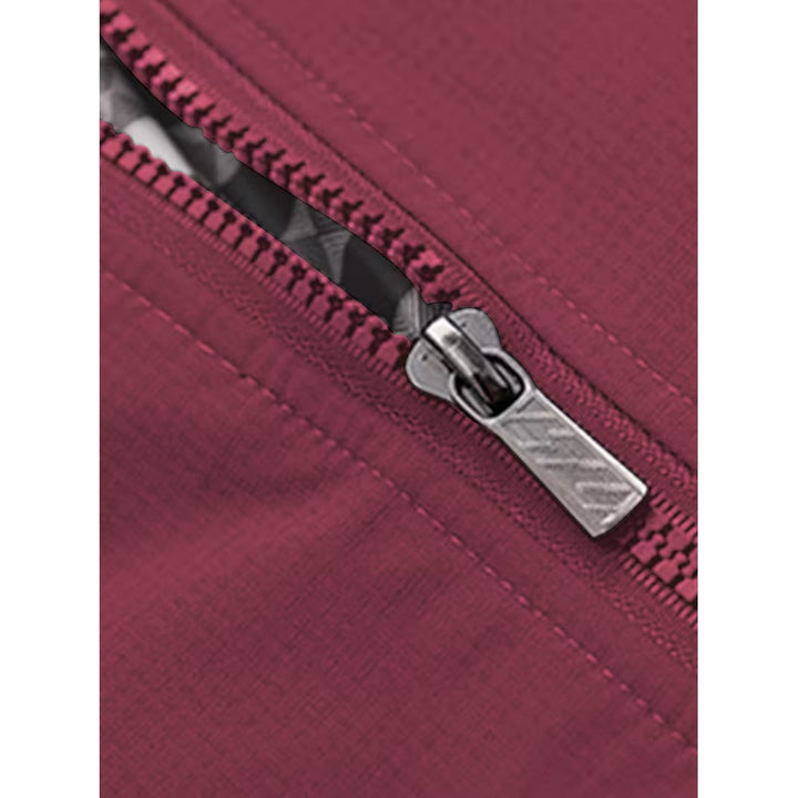 Blouson bomber casual homme à col montant – toucher velours