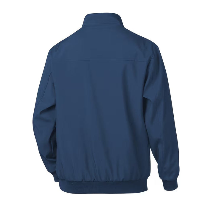 Blouson bomber casual homme à col montant – toucher velours