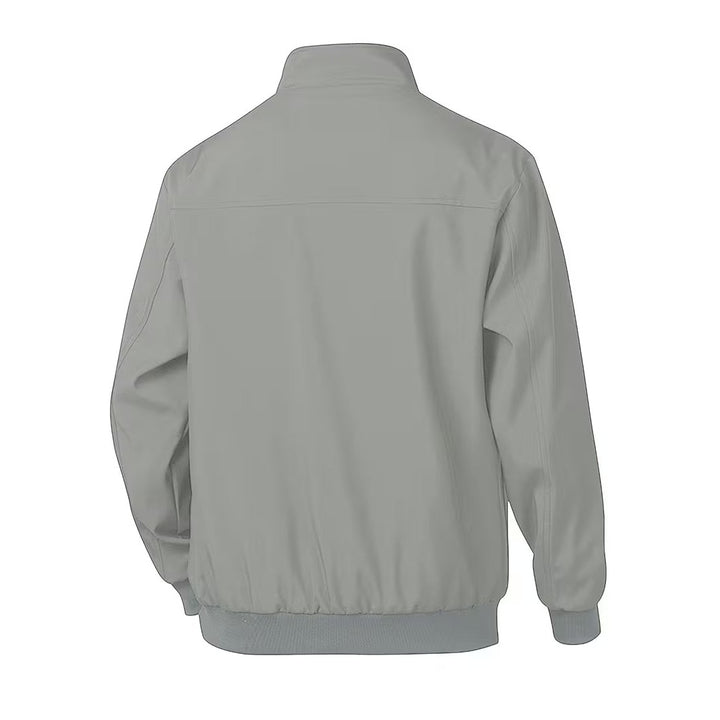 Blouson bomber casual homme à col montant – toucher velours