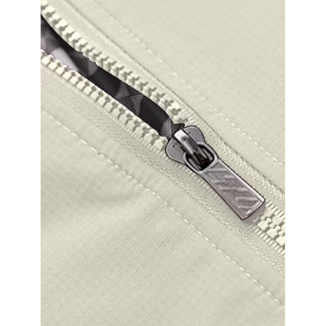 Blouson bomber casual homme à col montant – toucher velours