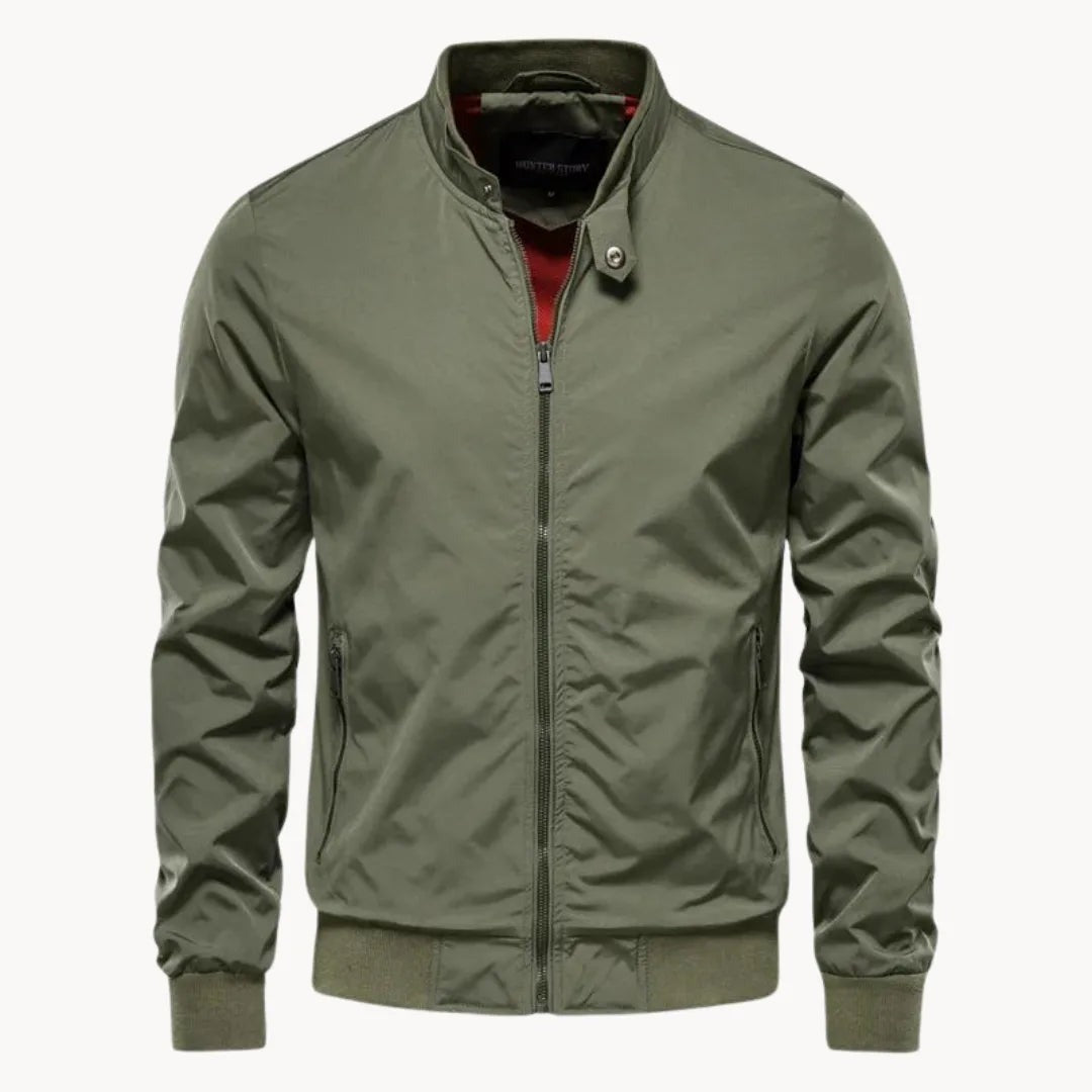 Blouson bomber Hugo à col montant – entièrement doublé