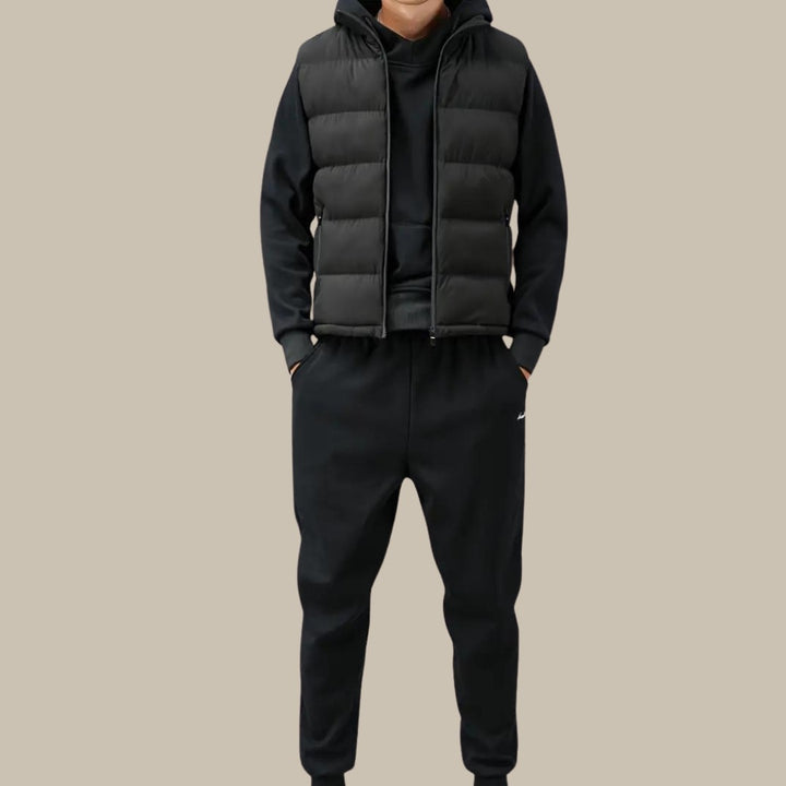 Bodywarmer matelassé homme – gilet léger résistant à l'eau