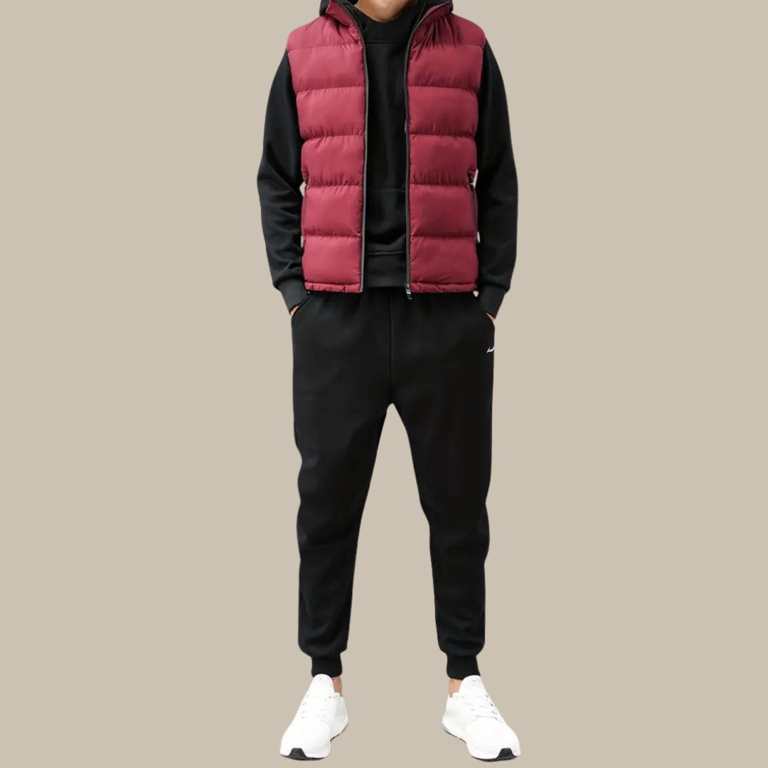 Bodywarmer matelassé homme – gilet léger résistant à l'eau