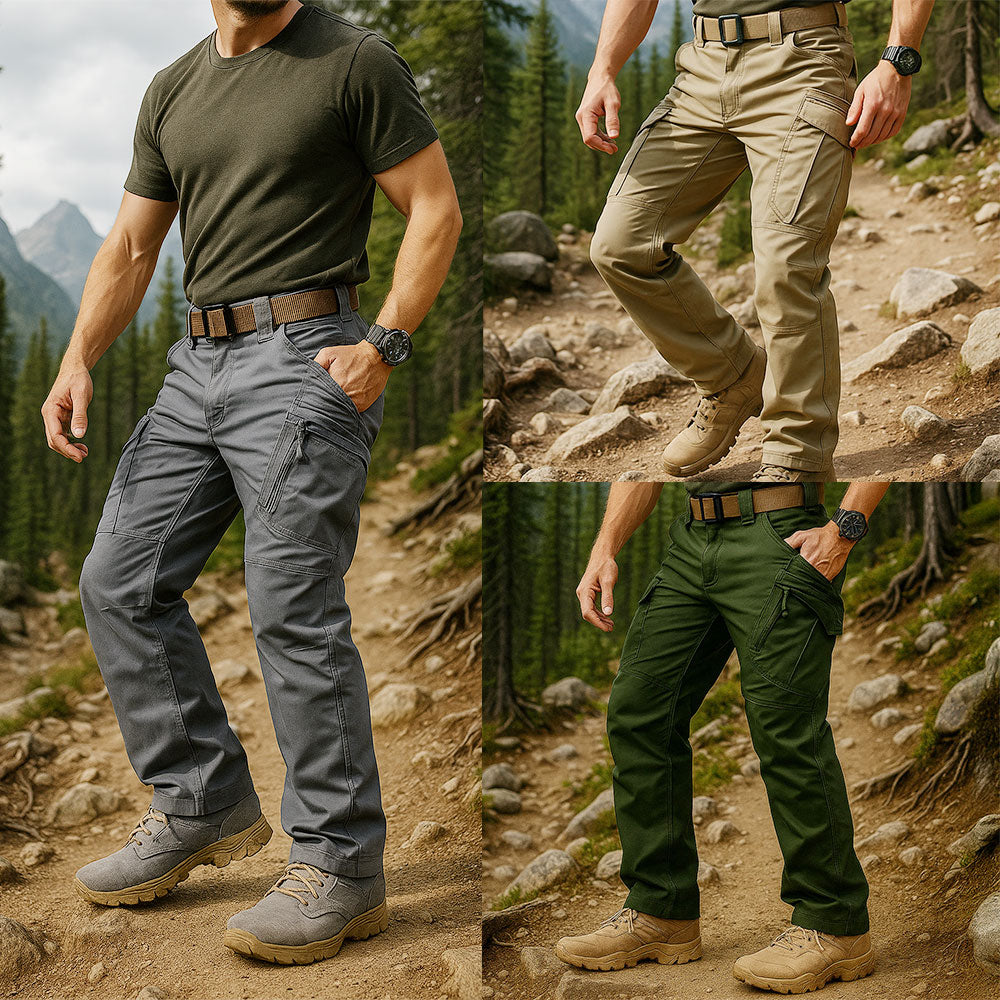 Pantalon cargo homme multipoches – tissu résistant et respirant