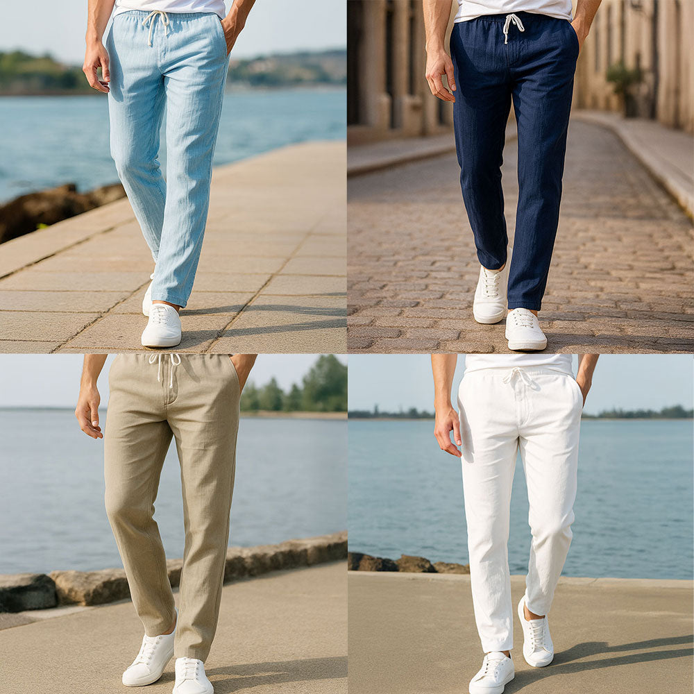 Pantalon en lin homme – léger, doux et respirant pour l'été