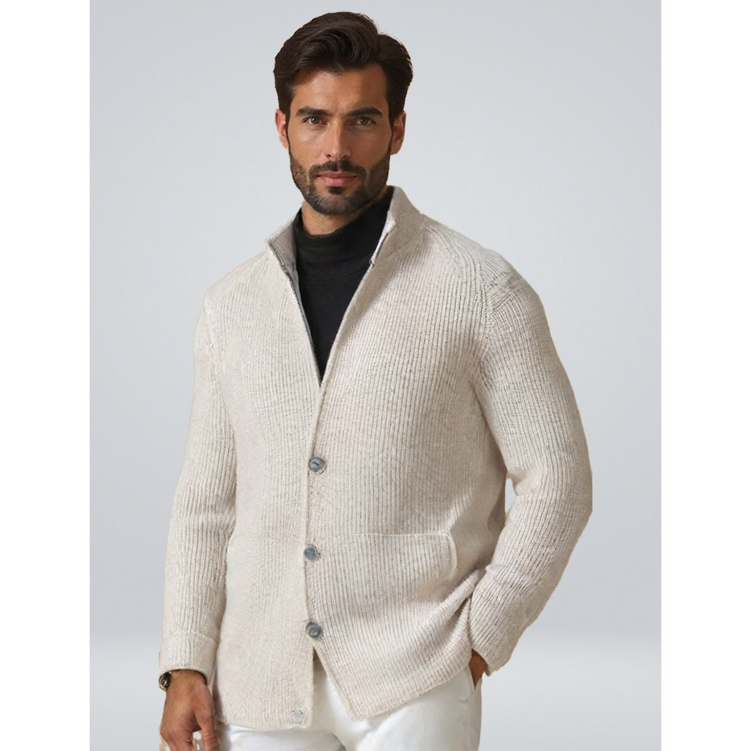 Cardigan Ben en maille fine – boutonné, chaud et raffiné