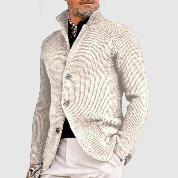 Cardigan Ben en maille fine – boutonné, chaud et raffiné