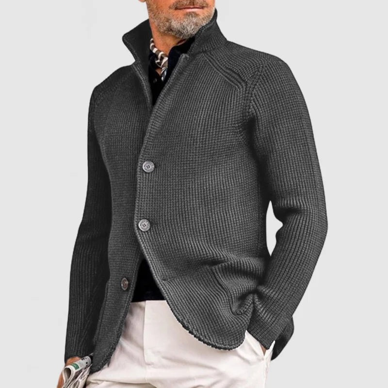 Cardigan Ben en maille fine – boutonné, chaud et raffiné