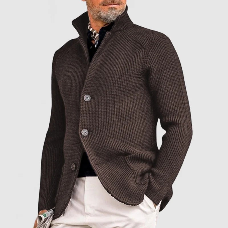 Cardigan Ben en maille fine – boutonné, chaud et raffiné