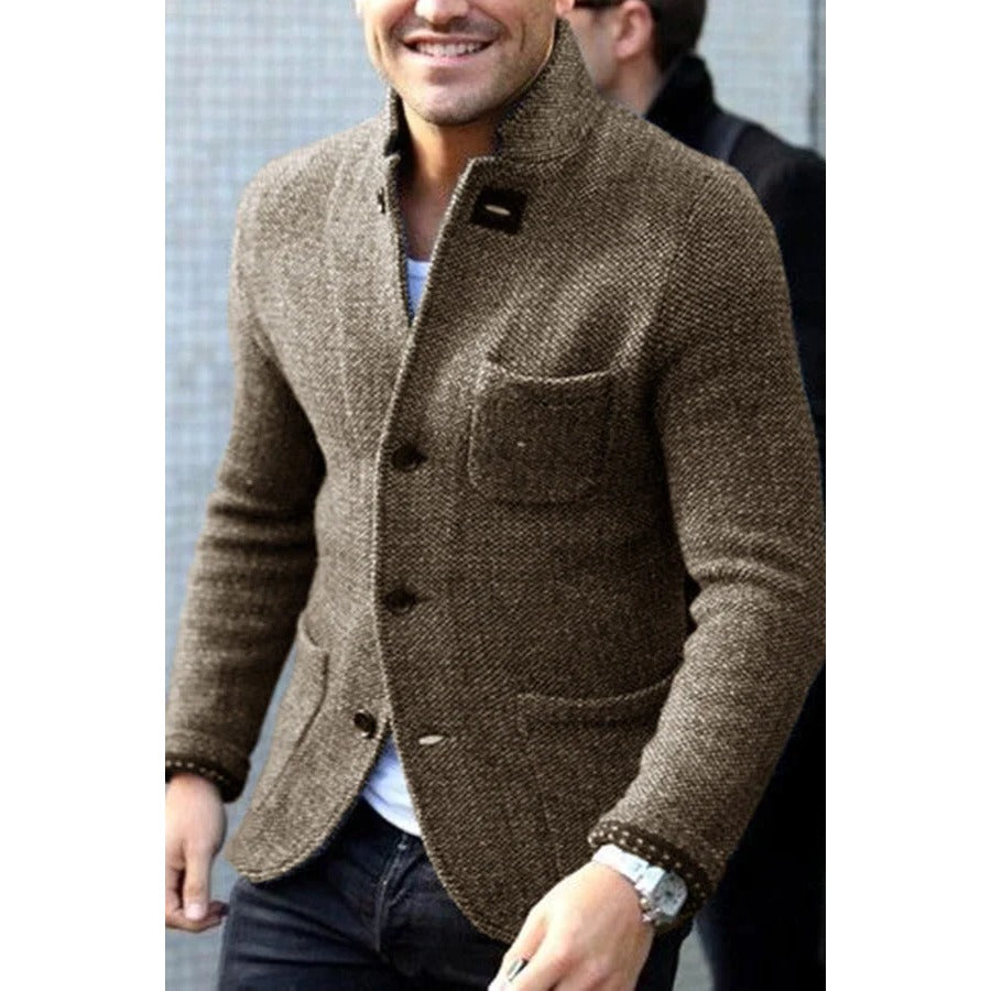 Cardigan Daniel homme rétro – chaleur et style intemporel