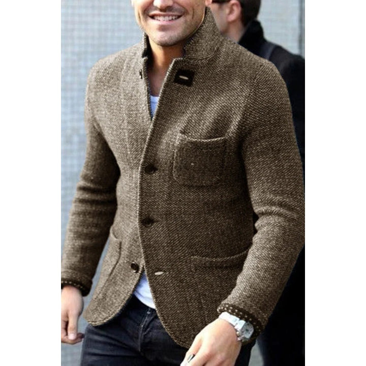 Cardigan Daniel homme rétro – chaleur et style intemporel