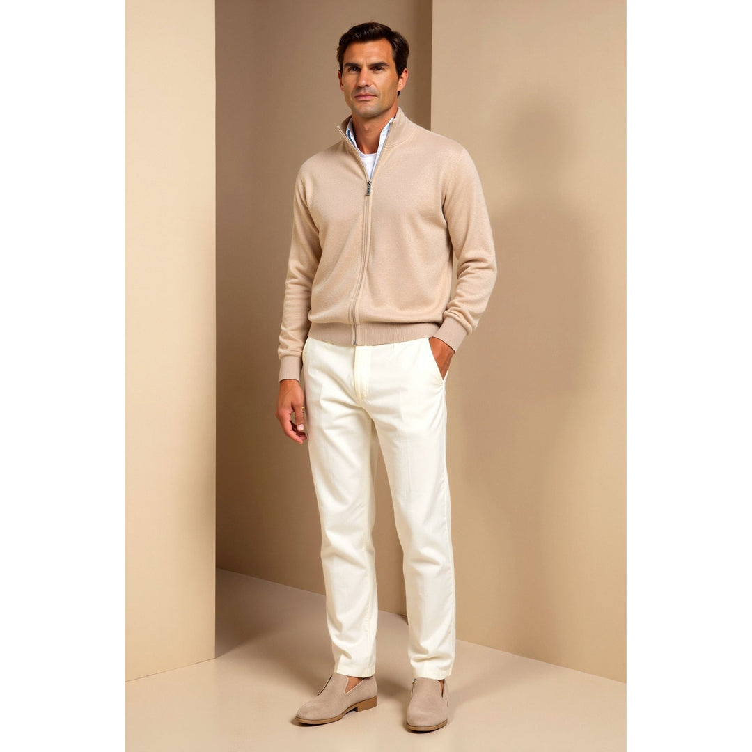 Cardigan homme slim zippé – silhouette élégante et épurée