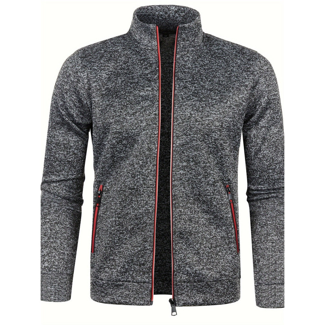 Cardigan zippé homme – stretch et style casual élégant