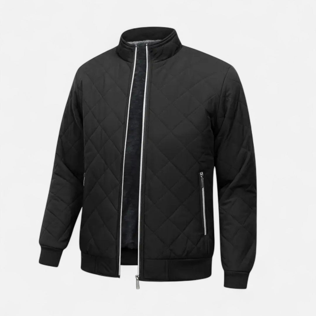 Veste d'hiver homme matelassée – doublure polaire chaude