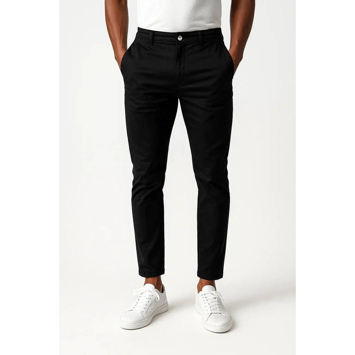 Chino homme stretch coupe moderne – droit et respirant