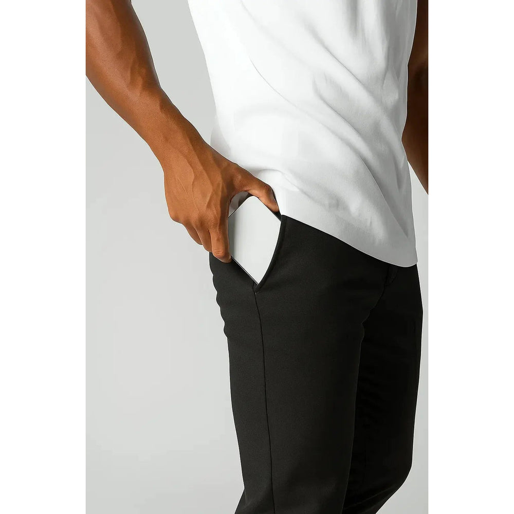 Chino homme stretch coupe moderne – droit et respirant
