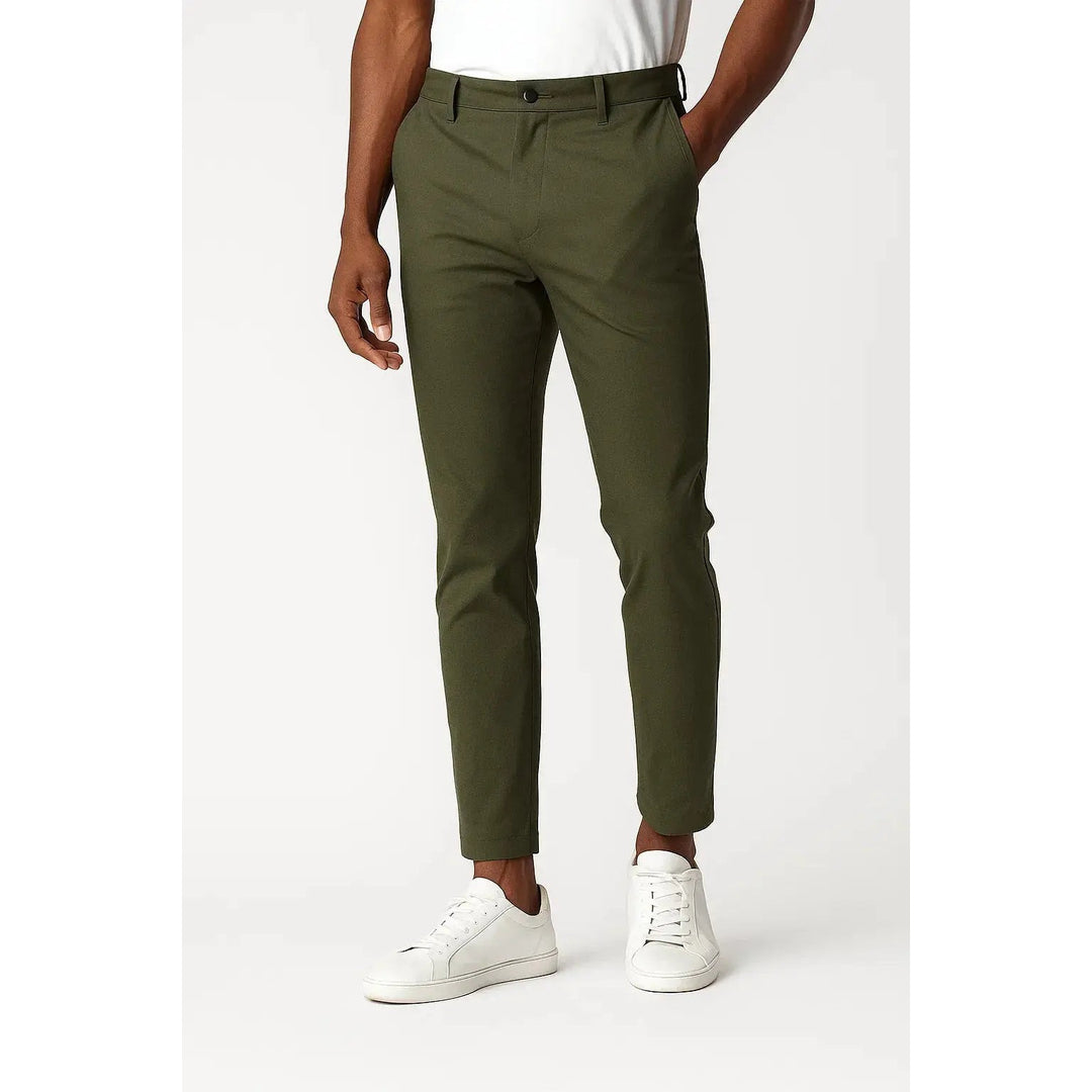 Chino homme stretch coupe moderne – droit et respirant