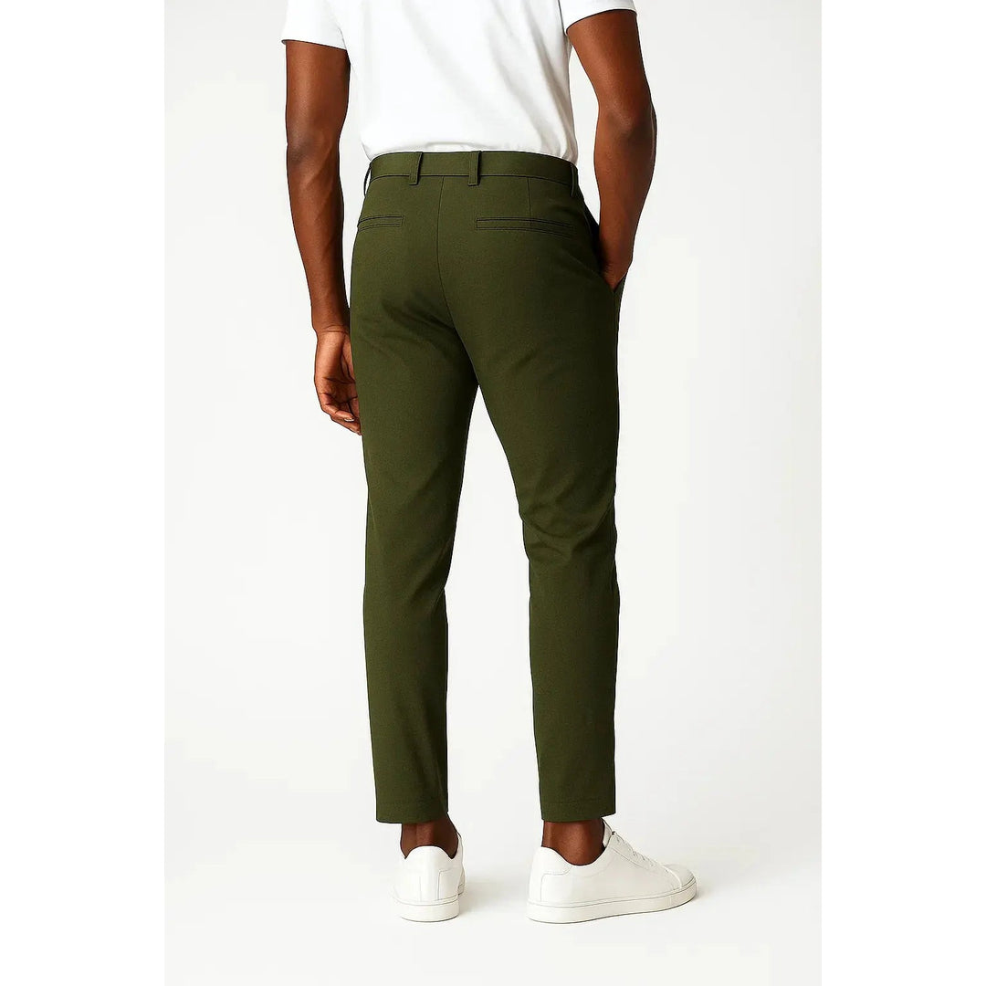 Chino homme stretch coupe moderne – droit et respirant