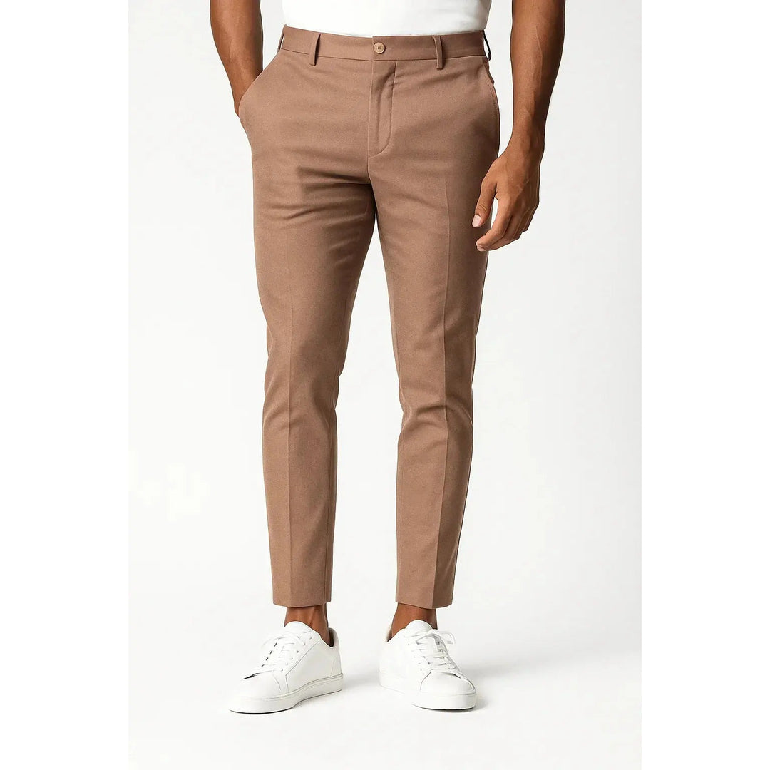 Chino homme stretch coupe moderne – droit et respirant