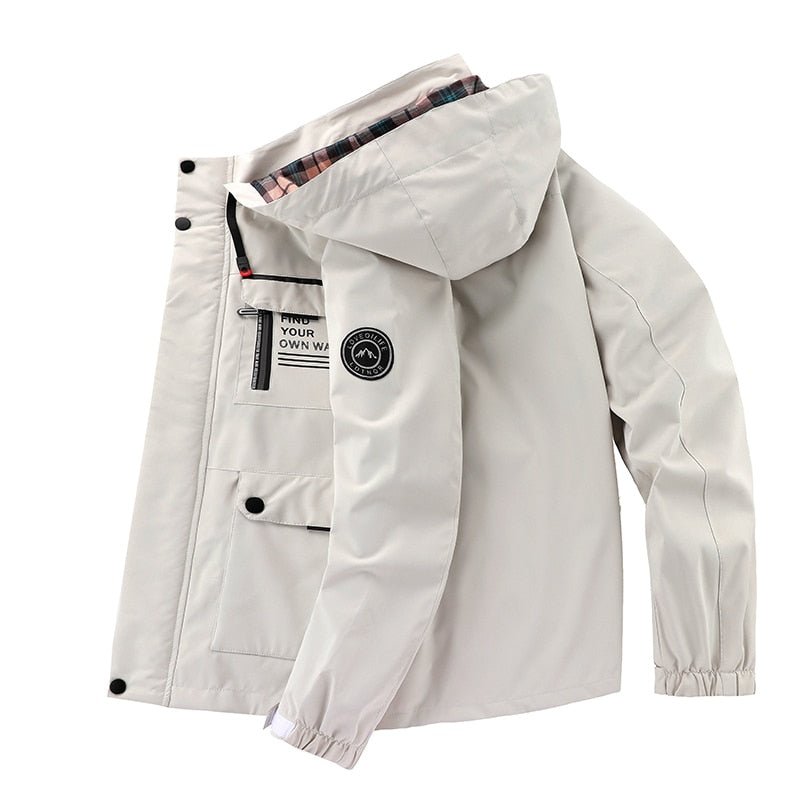 Veste d'hiver homme outdoor – coupe-vent et résistante à l'eau