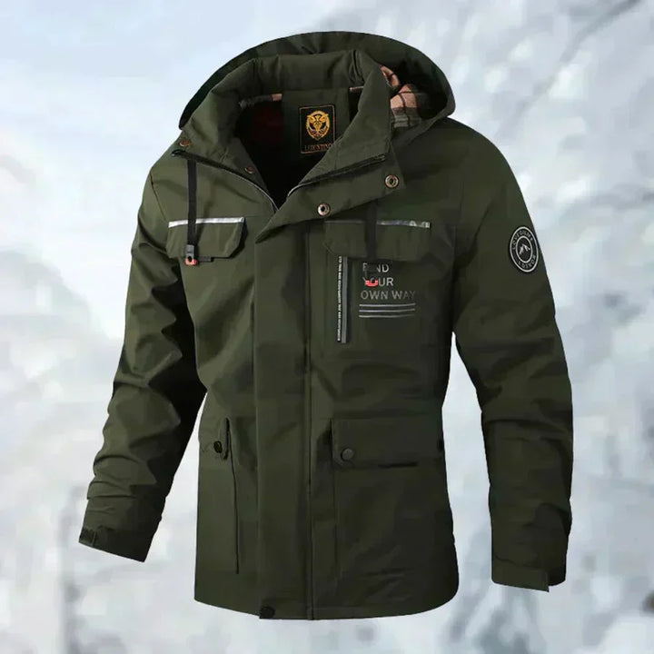 Veste d'hiver homme outdoor – coupe-vent et résistante à l'eau