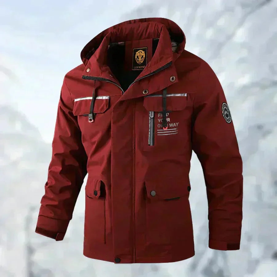 Veste d'hiver homme outdoor – coupe-vent et résistante à l'eau