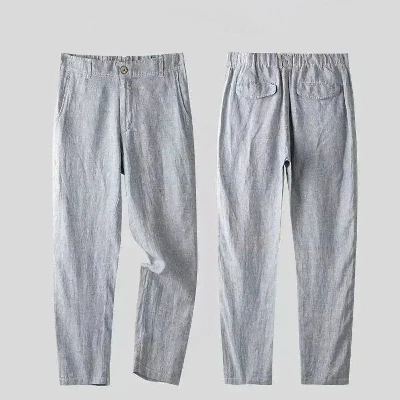 Costume homme en lin et coton – deux pièces léger et respirant