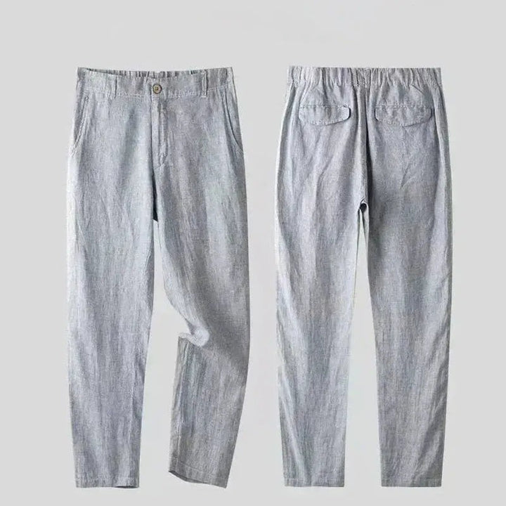 Costume homme en lin et coton – deux pièces léger et respirant