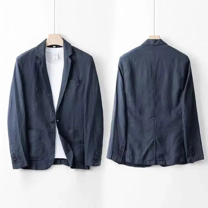 Costume homme en lin et coton – deux pièces léger et respirant