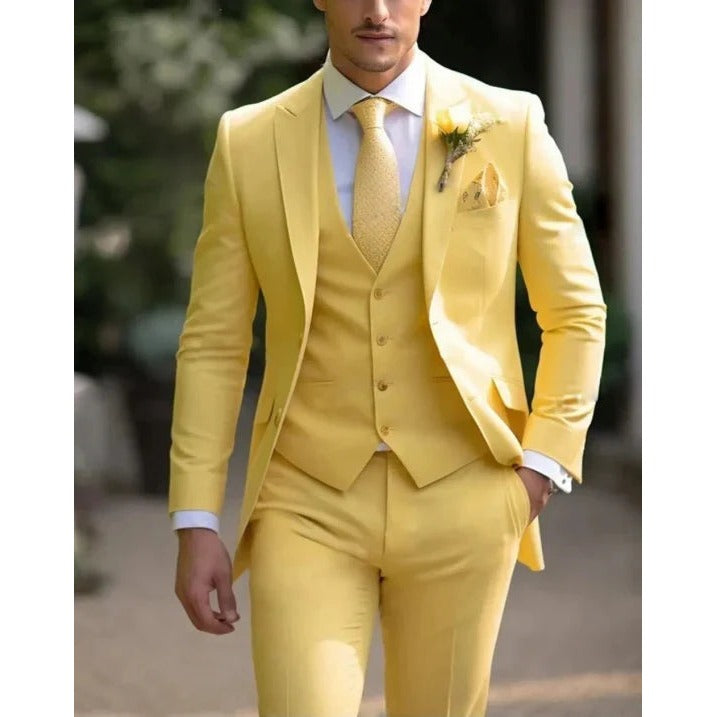 Costume homme trois pièces élégant – mariage et cérémonie