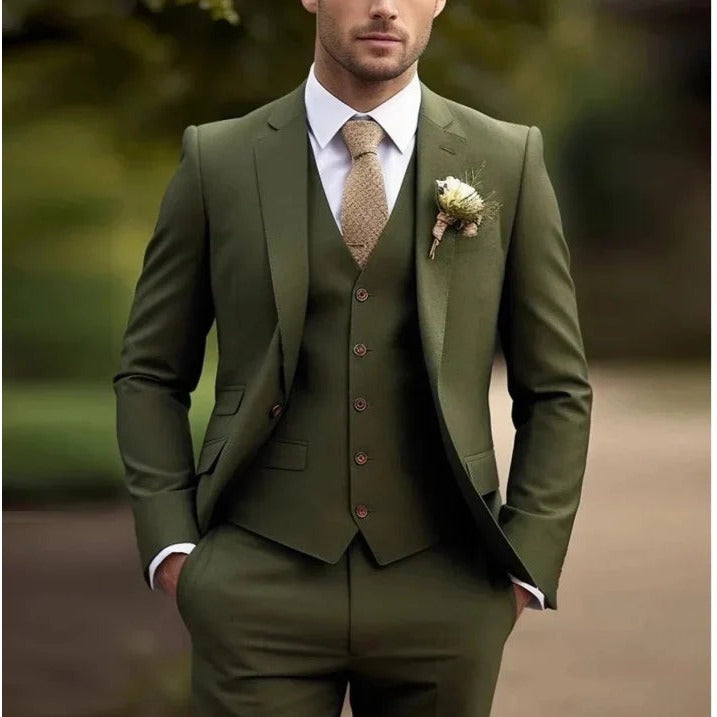 Costume homme trois pièces élégant – mariage et cérémonie