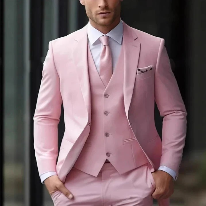 Costume homme trois pièces élégant – mariage et cérémonie