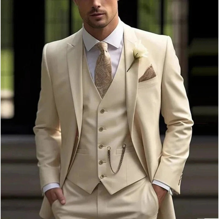 Costume homme trois pièces élégant – mariage et cérémonie
