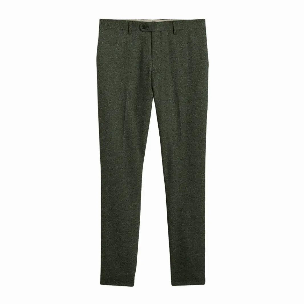 Costume trois pièces homme en tweed de laine – mariage et soirée