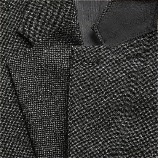 Costume trois pièces homme en tweed de laine – mariage et soirée