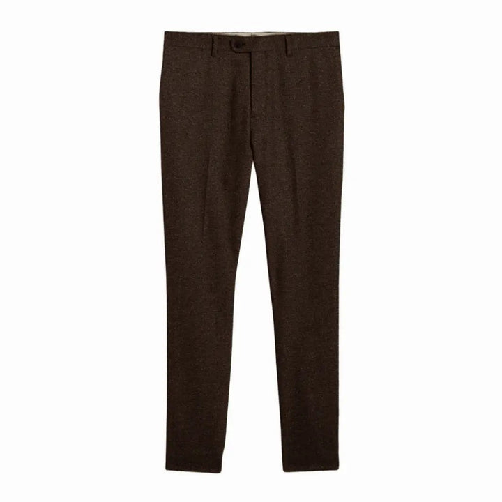 Costume trois pièces homme en tweed de laine – mariage et soirée