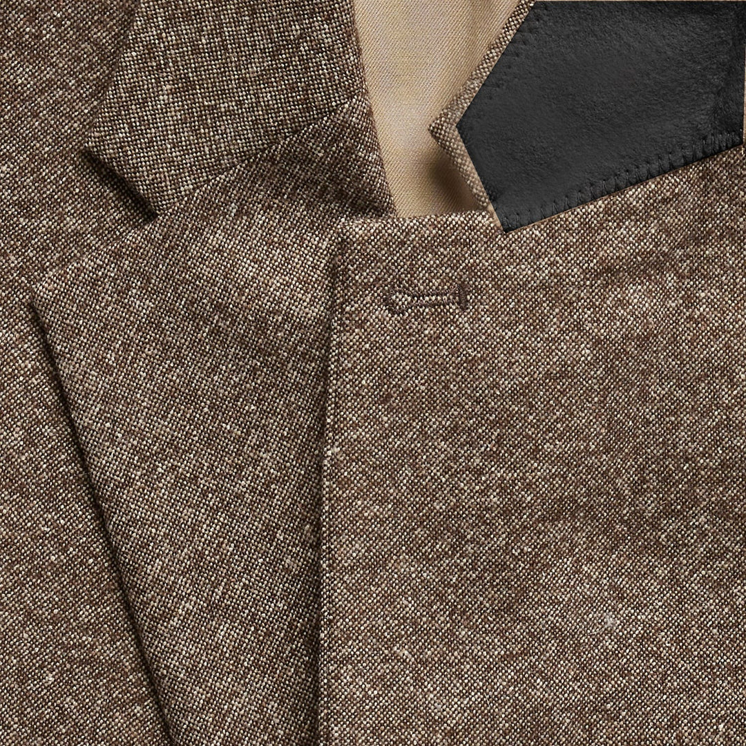 Costume trois pièces homme en tweed de laine – mariage et soirée