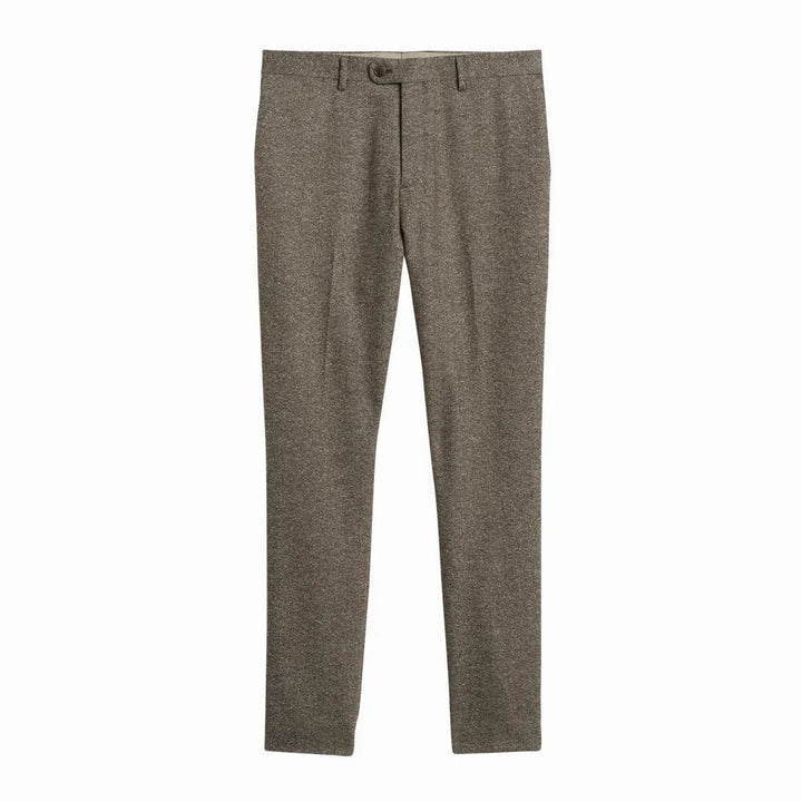 Costume trois pièces homme en tweed de laine – mariage et soirée